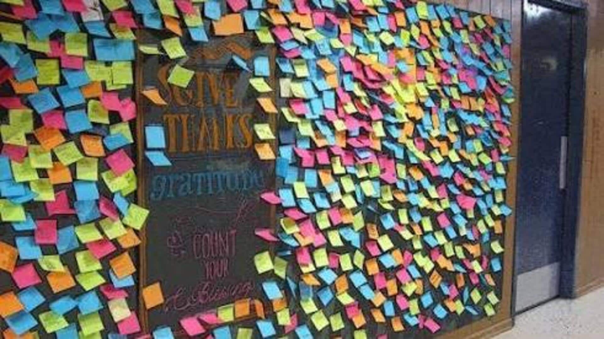 How to create a gratitude wall at home
