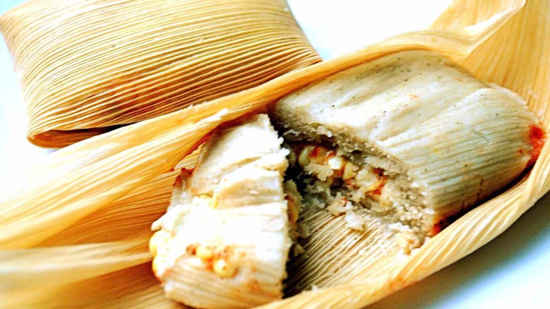 Try this Mexican vegetarian tamales recipe