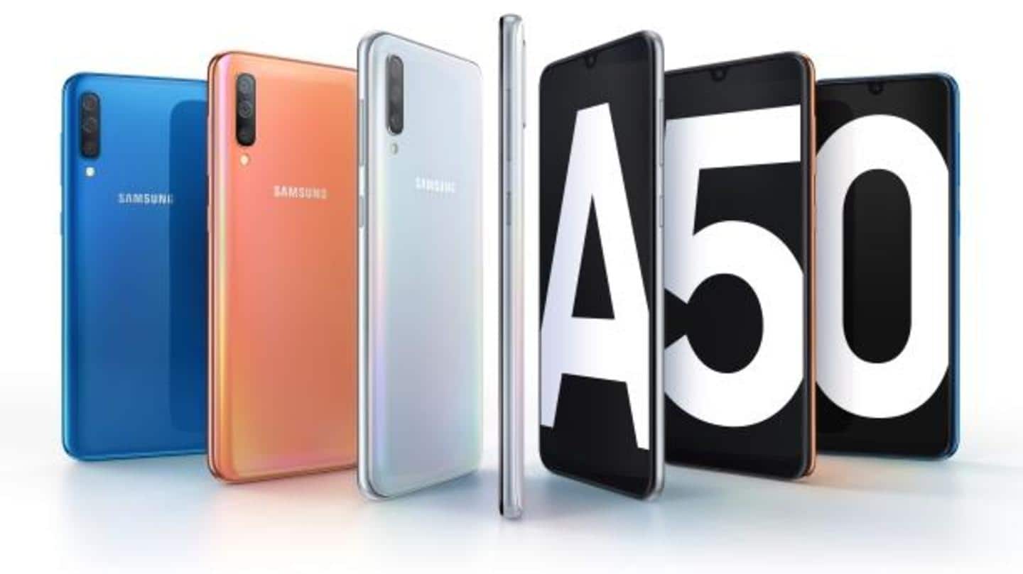 Samsung rolls out Android 11 update for Galaxy A50