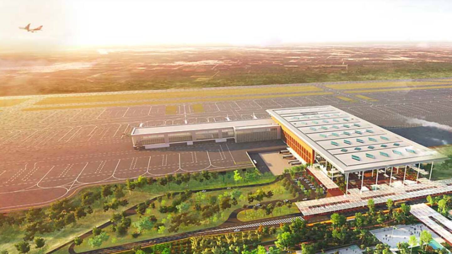 Airport to span 1,300 hectares Airport to span 1,300 hectares