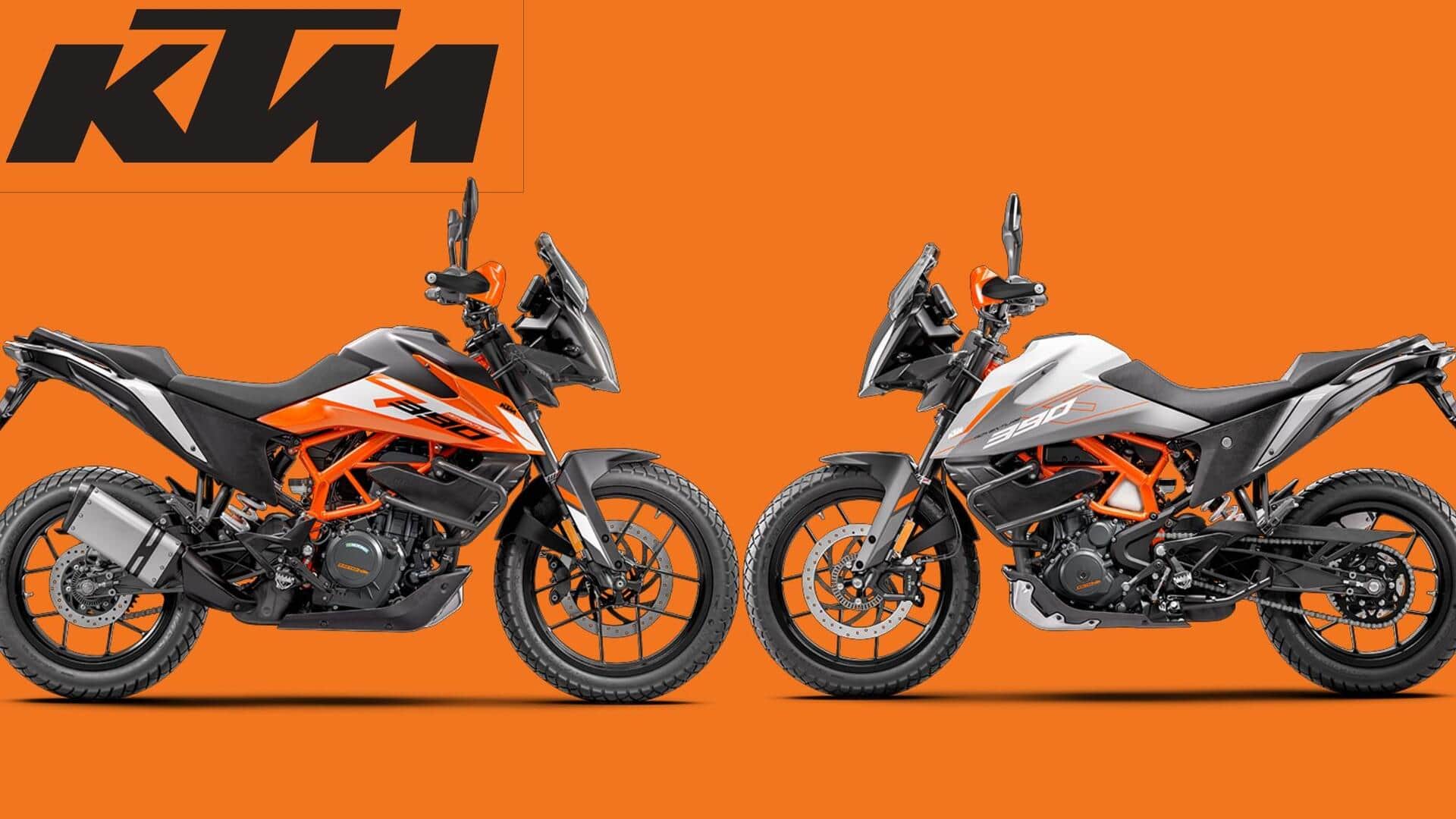 2024 KTM 390 Adventure launched in India at Rs. 3.4L