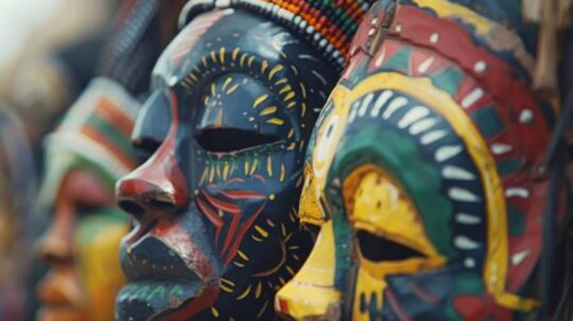 How African mask-wearing rituals tone facial muscles 