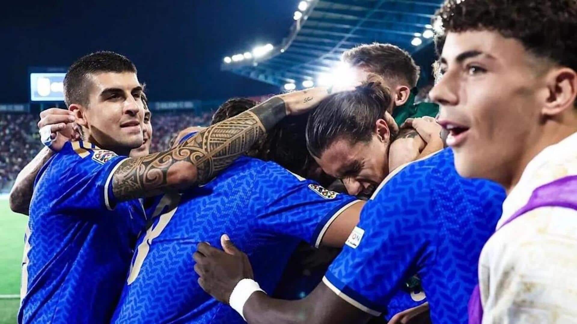 Italy beat Turkey 3-1 in UEFA Nations League: Key stats