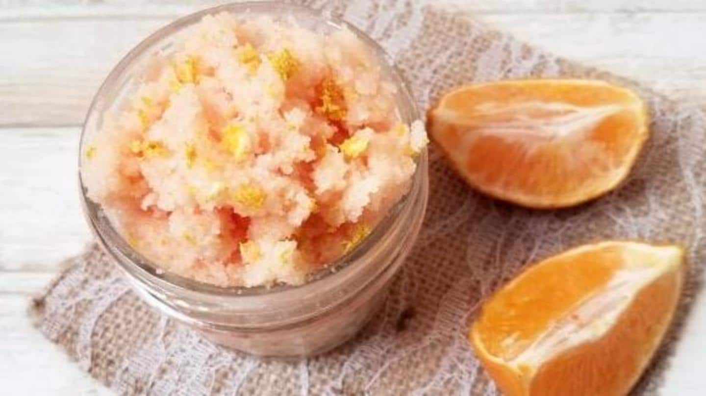For dry skin: Orange juice, sugar and honey face pack For dry skin: Orange juice, sugar and honey face pack