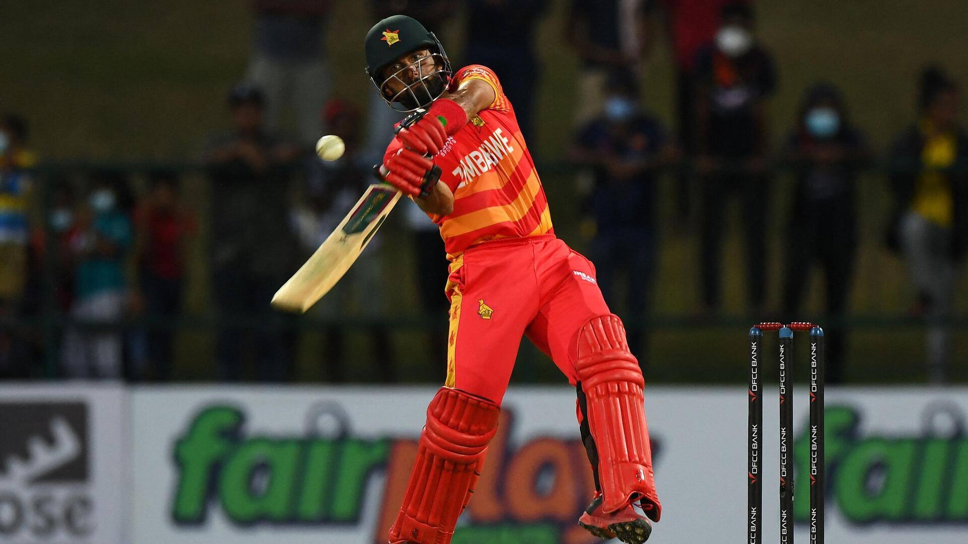 Sikandar Raza hammers his third successive T20I fifty: Stats