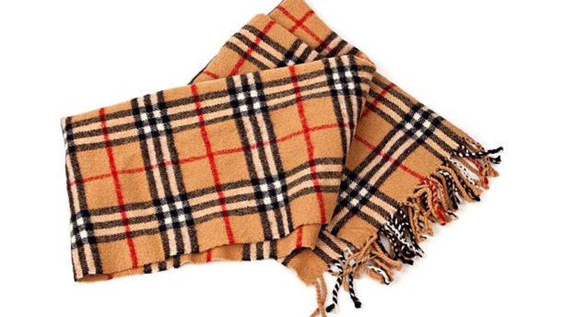 Why plaid scarves are stealing the show 