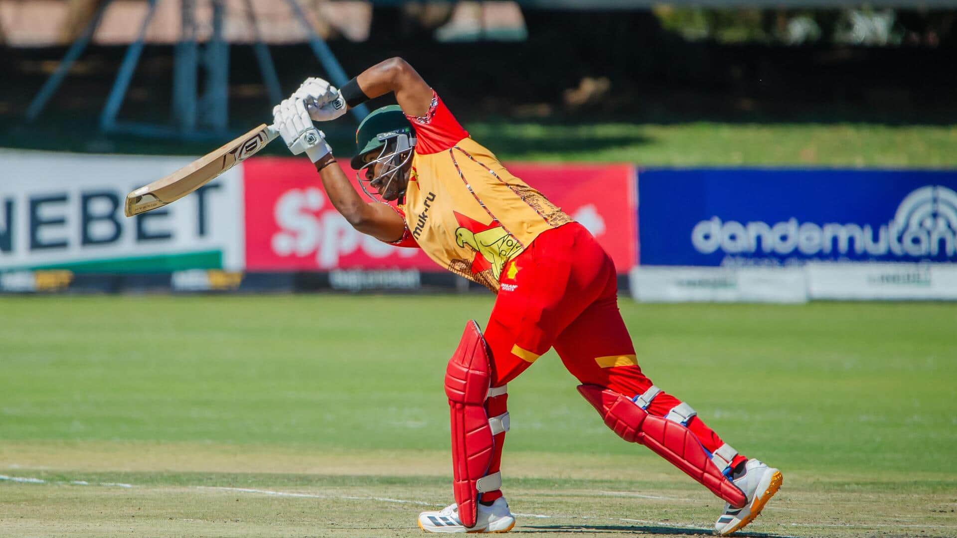 Zimbabwe's Dion Myers slams his third T20I fifty: Key stats 