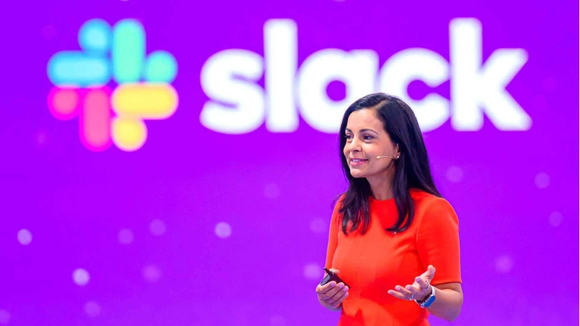 Slack CEO Lidiane Jones believes AI is transforming platform's future