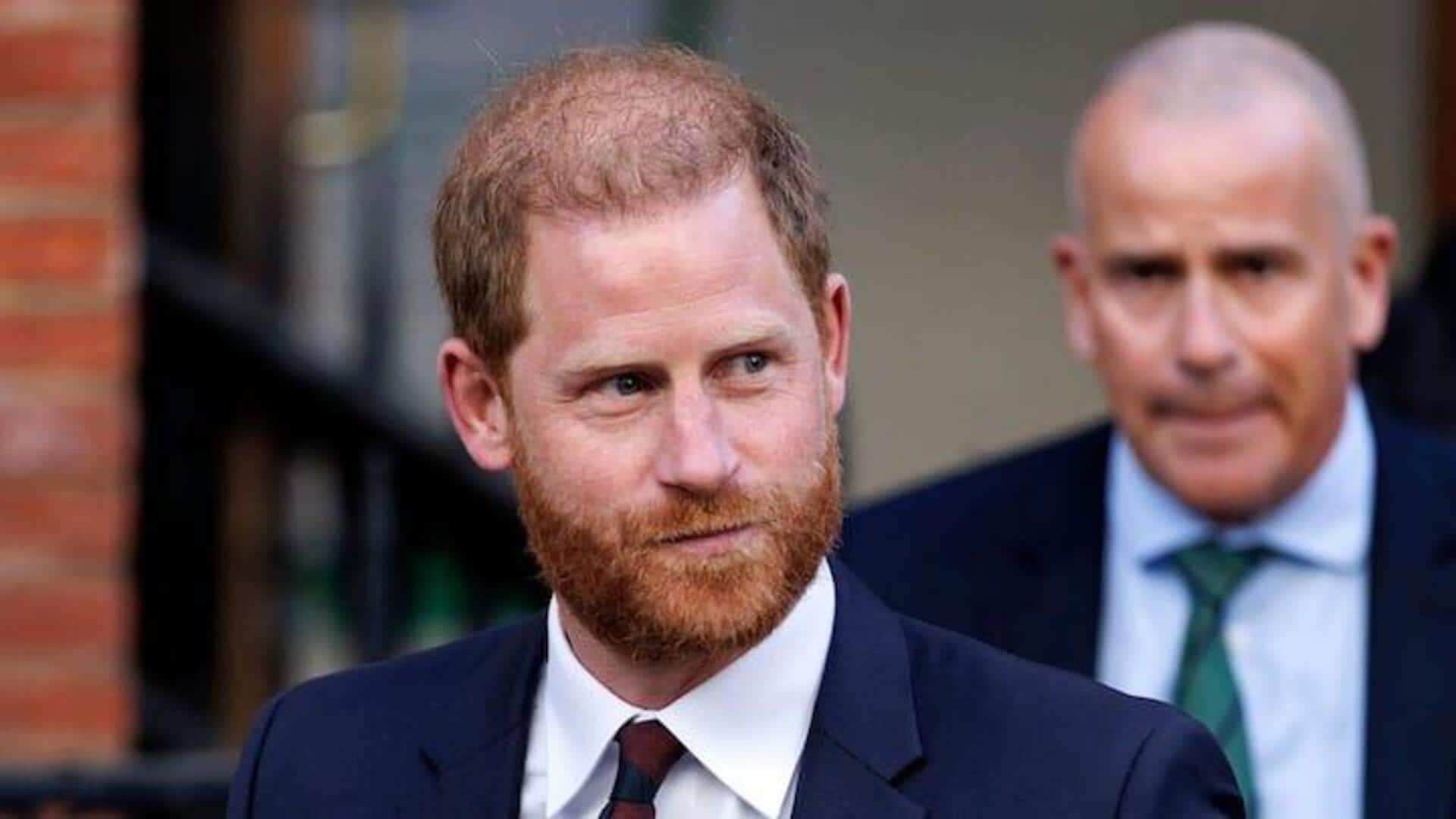 Prince Harry won't return to his charity amid leadership dispute