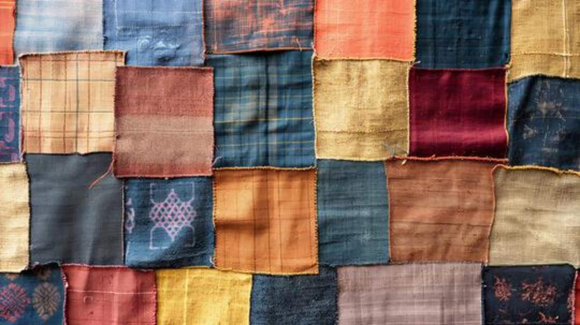 How to reuse print wax fabric scraps