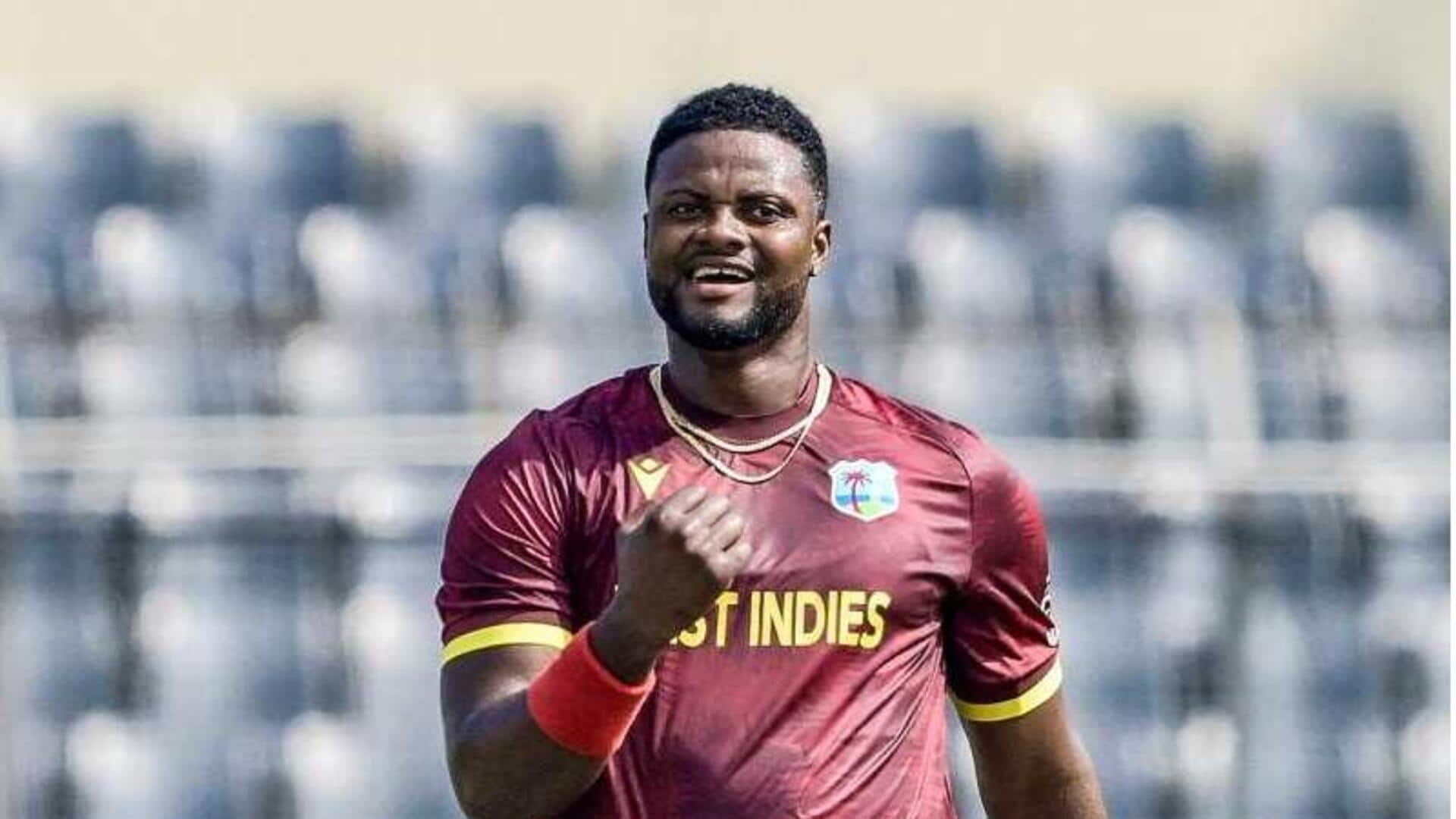 WI suffer Romario Shepherd injury blow during 1st NZ ODI