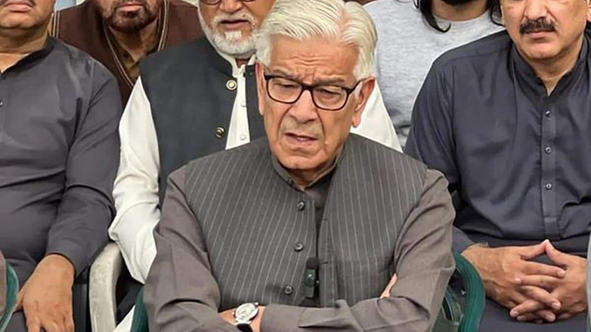 'US treated Pakistan worse than toilet paper': Khawaja Asif's shocker