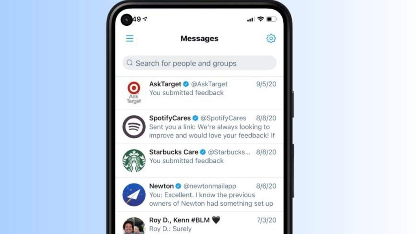 Twitter introduces DM search bar for Android after two years