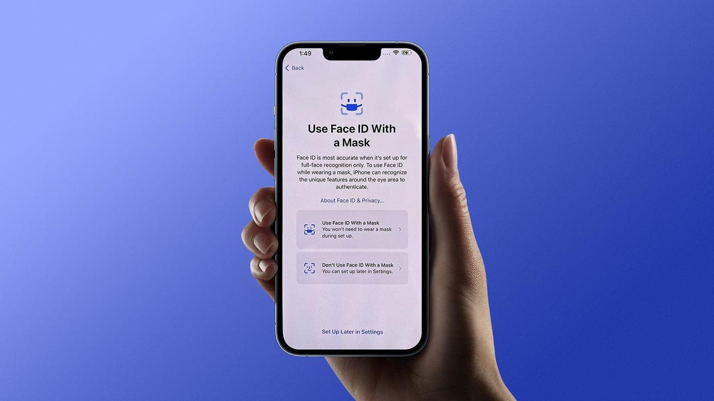 How to use Face ID with mask feature on iPhones