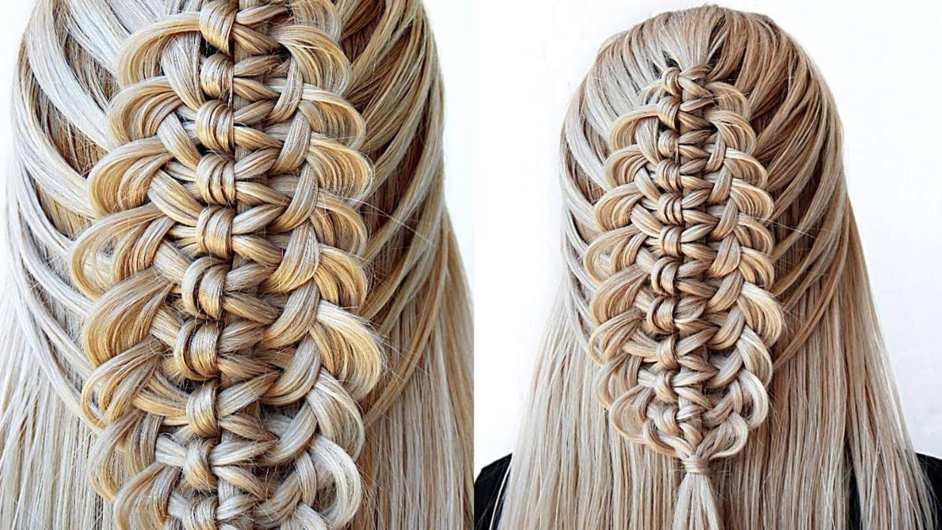 Innovative ways to infuse macrame braids into your coily hair