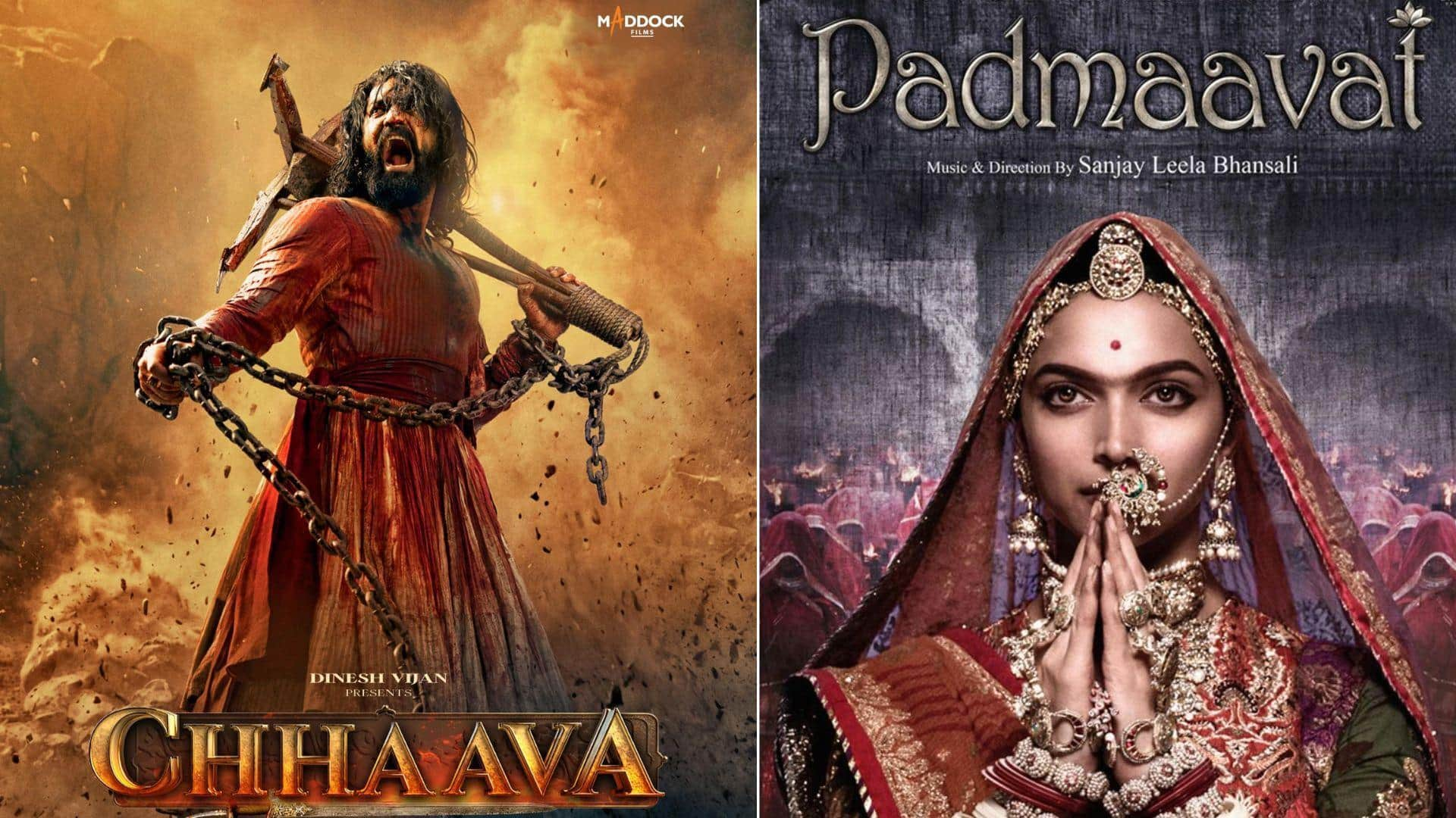 'Chhaava,' 'Padmaavat': Period films that faced heat before hitting screens