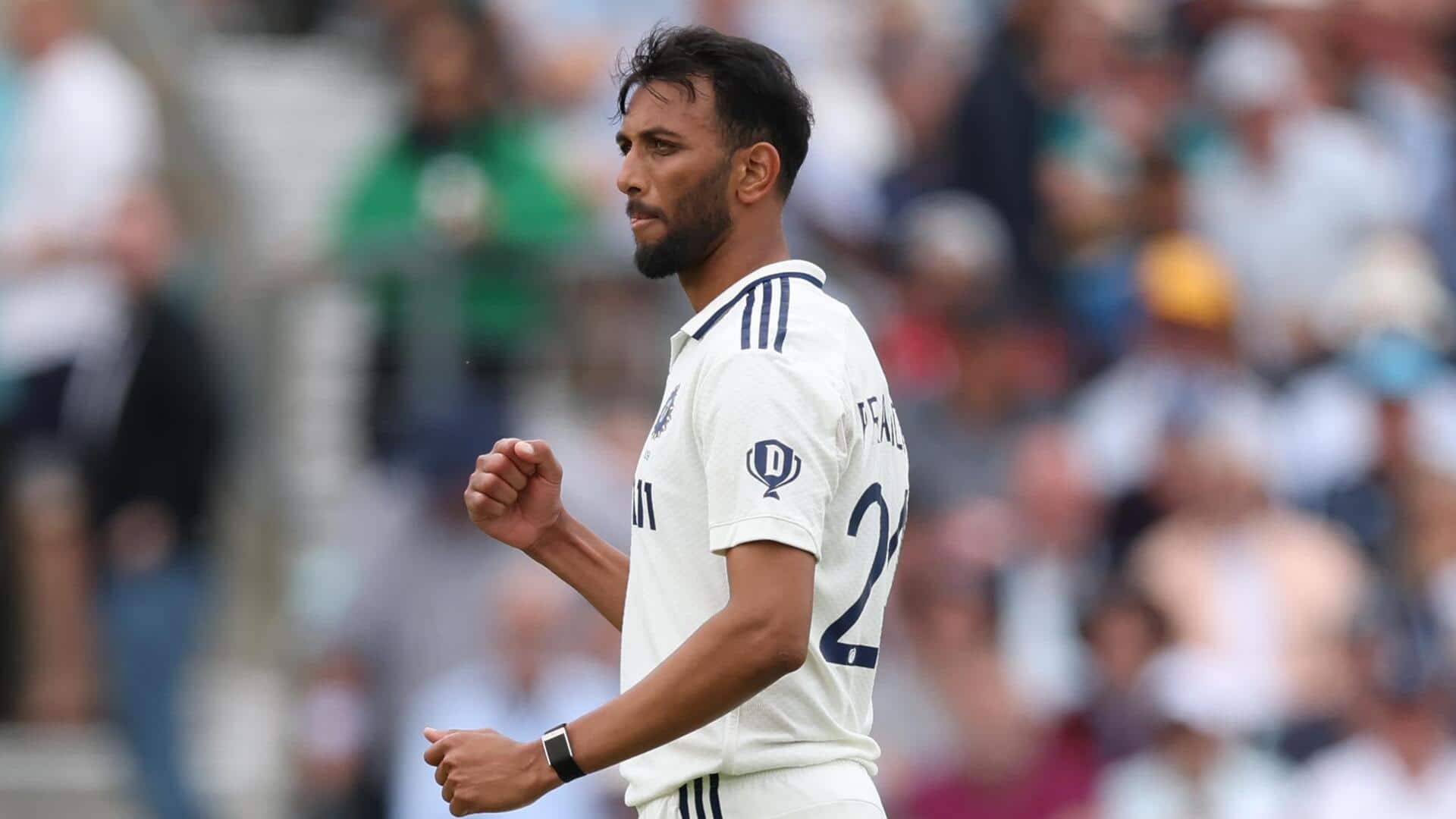 Mohammed Siraj, Prasidh Krishna reclama cuatro fers en la prueba ovalada: estadísticas Mohammed Siraj, Prasidh Krishna reclama cuatro fers en la prueba ovalada: estadísticas