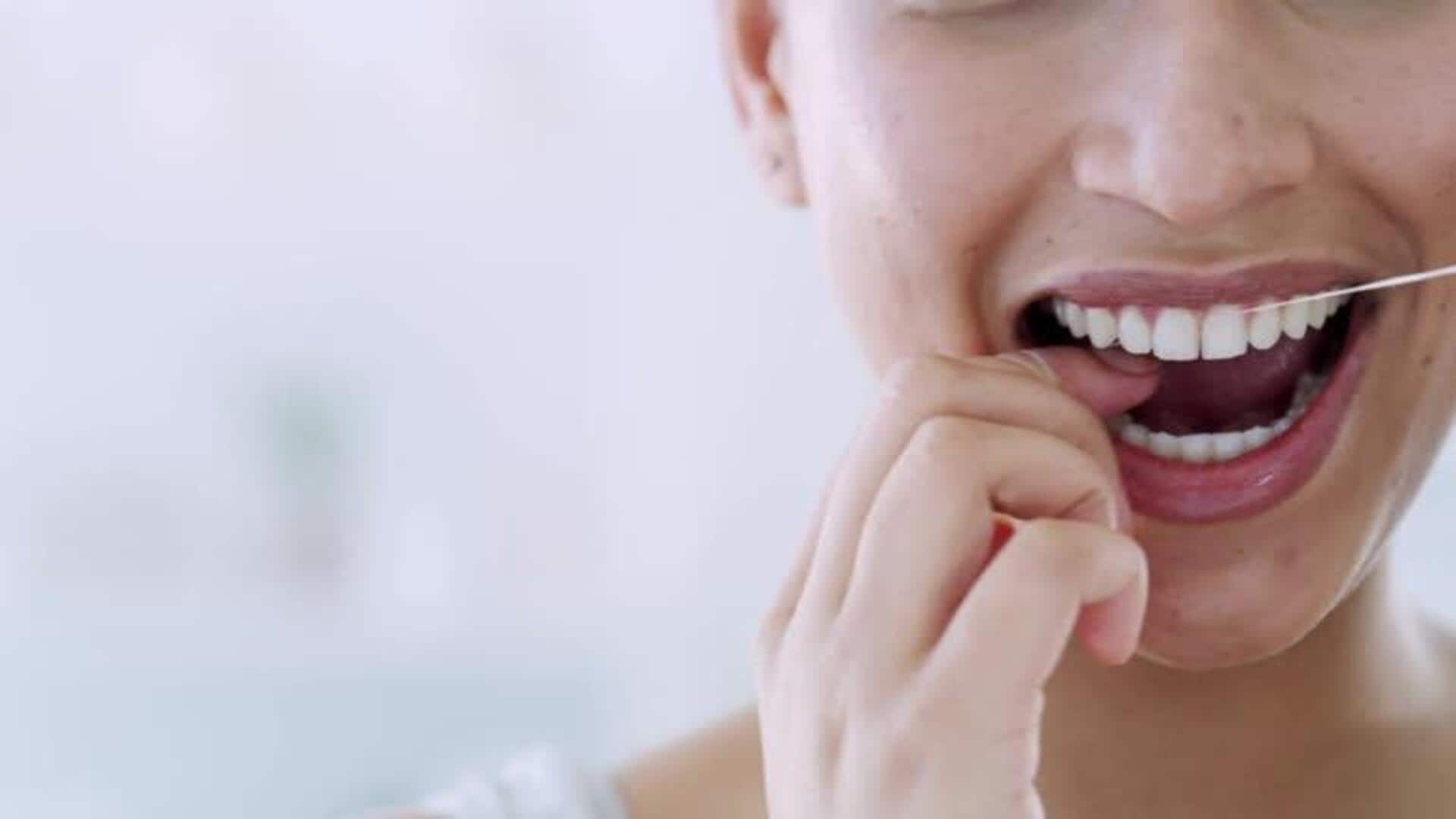 Does flossing create gaps between teeth?