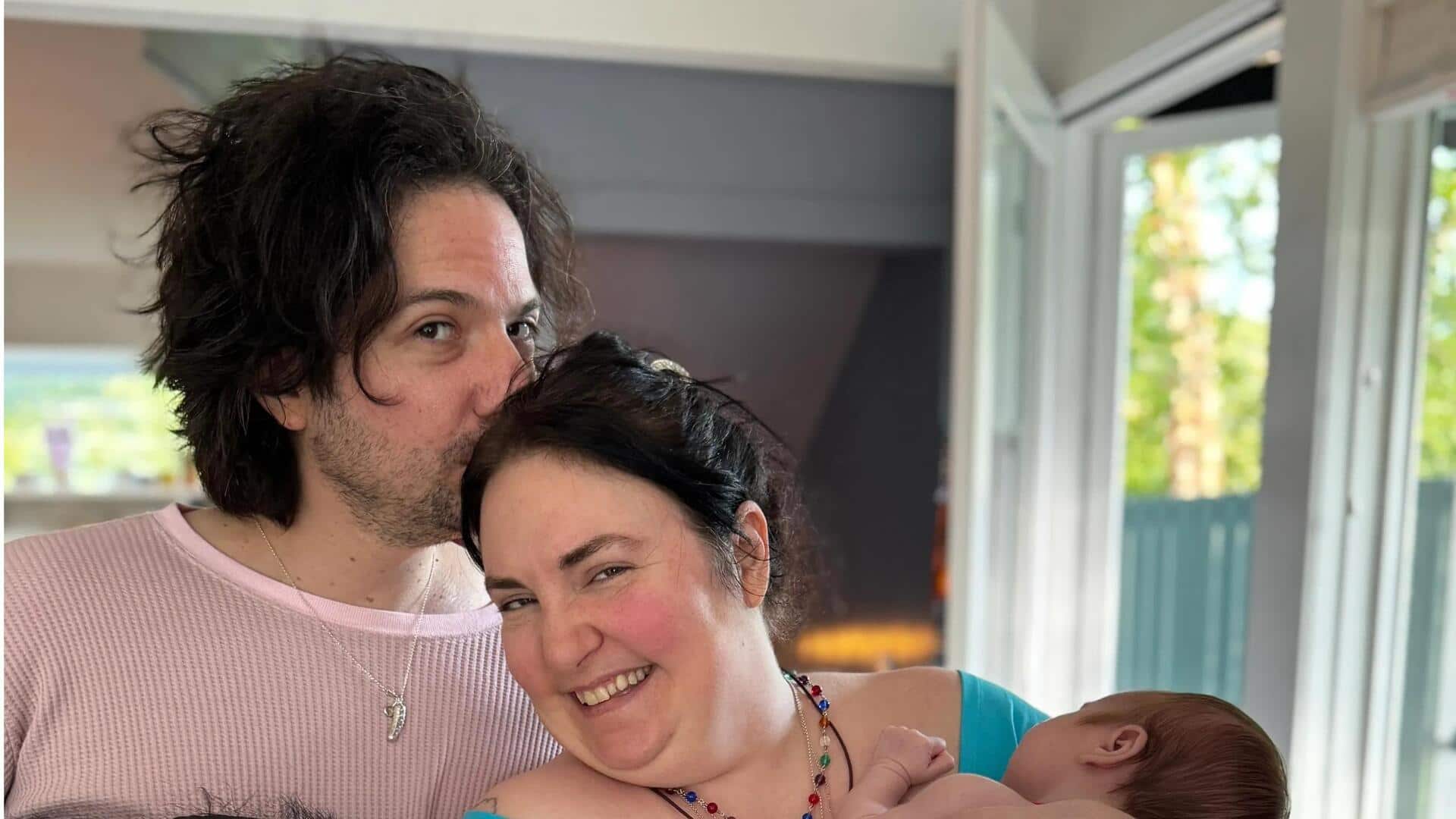 Lena Dunham 'dizzy with joy' as she welcomes first child