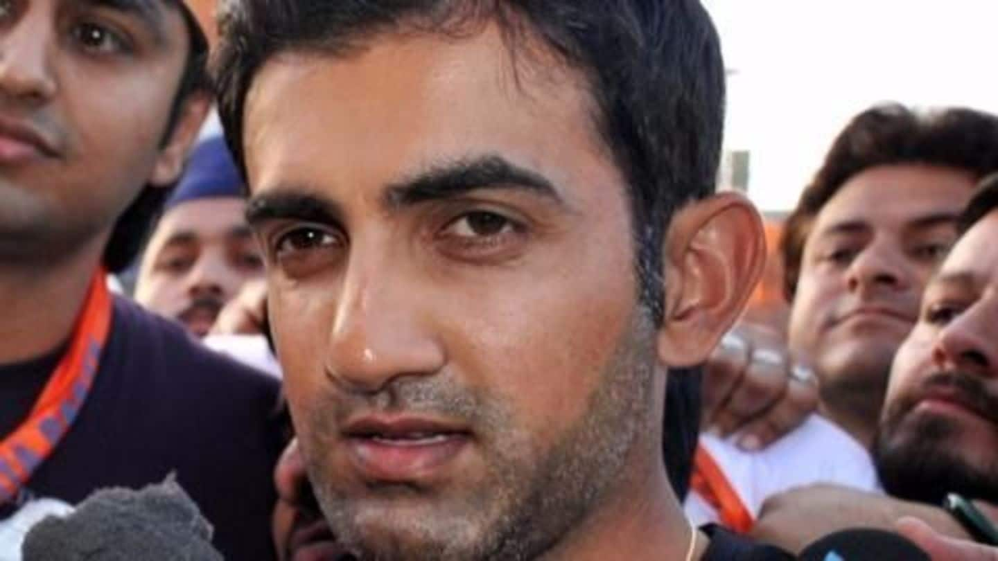 Gautam Gambhir moves Delhi HC against restaurant using his name