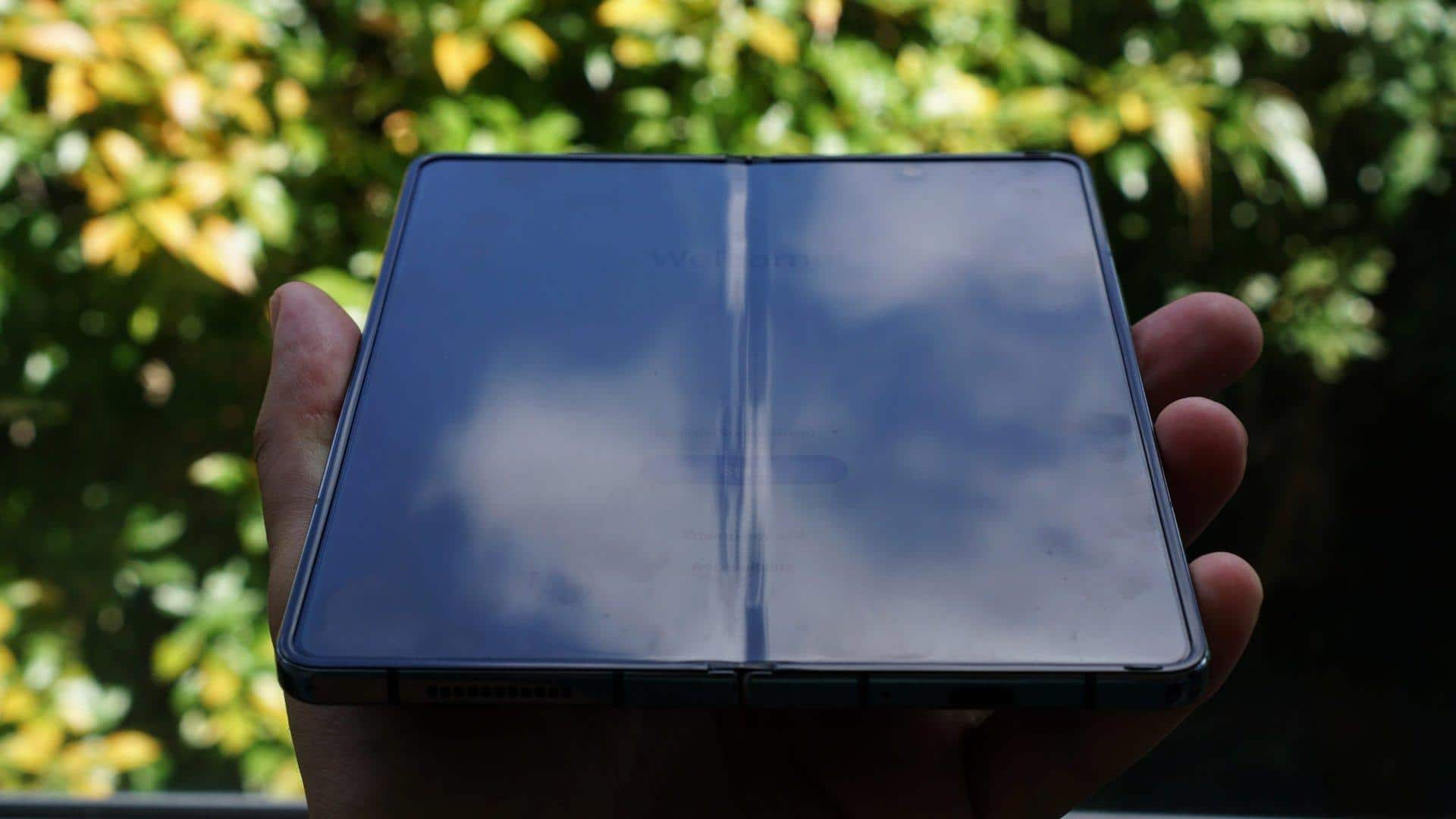 Samsung may have fixed the crease issue in foldable smartphones 