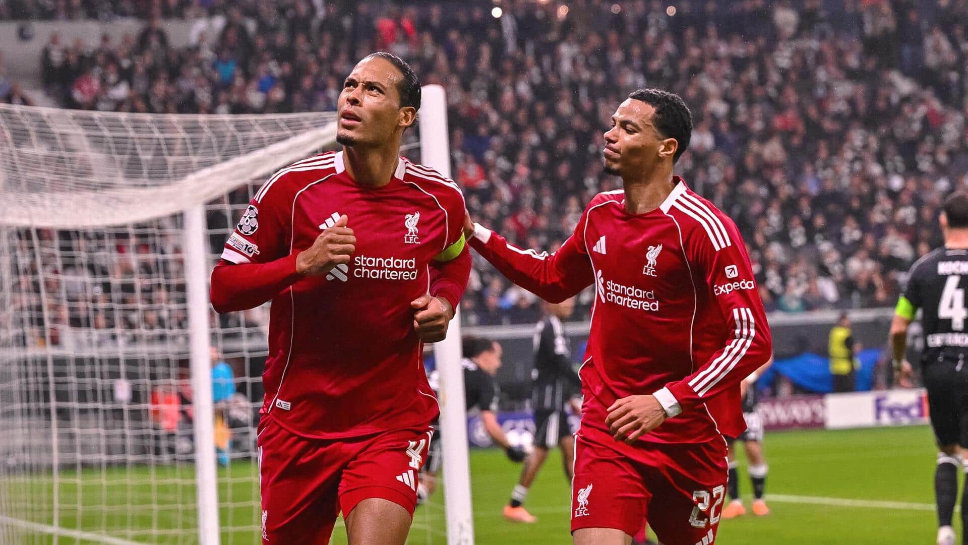 Liverpool end 4-game losing streak with Frankfurt drubbing: Key stats Liverpool end 4-game losing streak with Frankfurt drubbing: Key stats