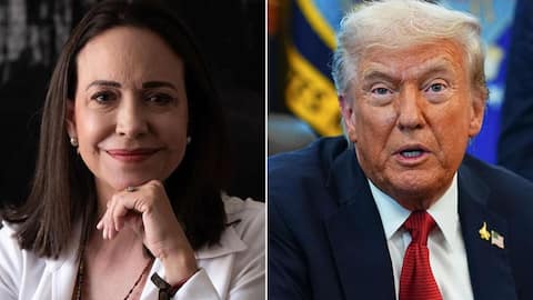 Venezuela's Machado presents Nobel prize to Trump at White House