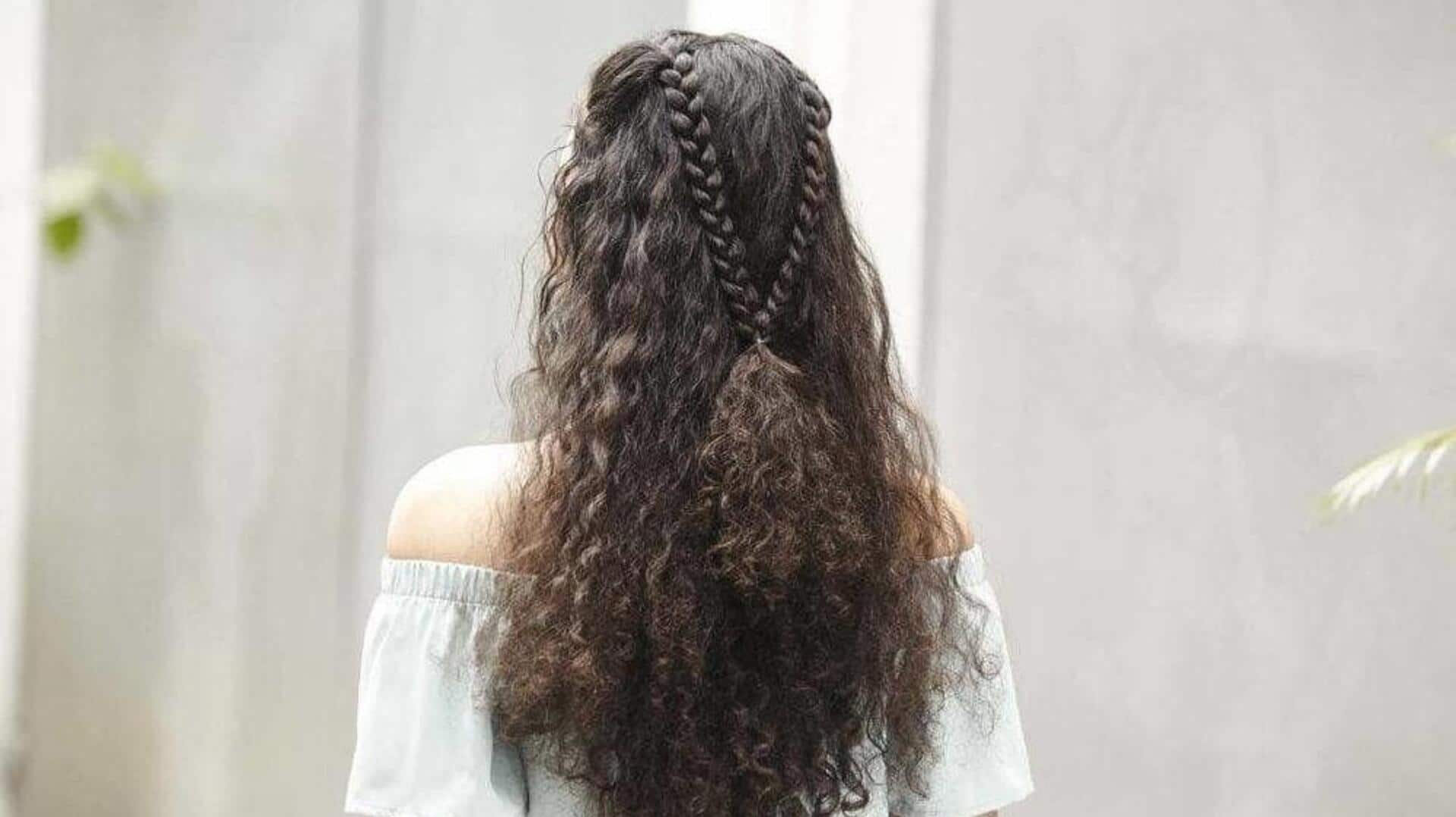 Mesmerizing infinity braids for thick wavy hair