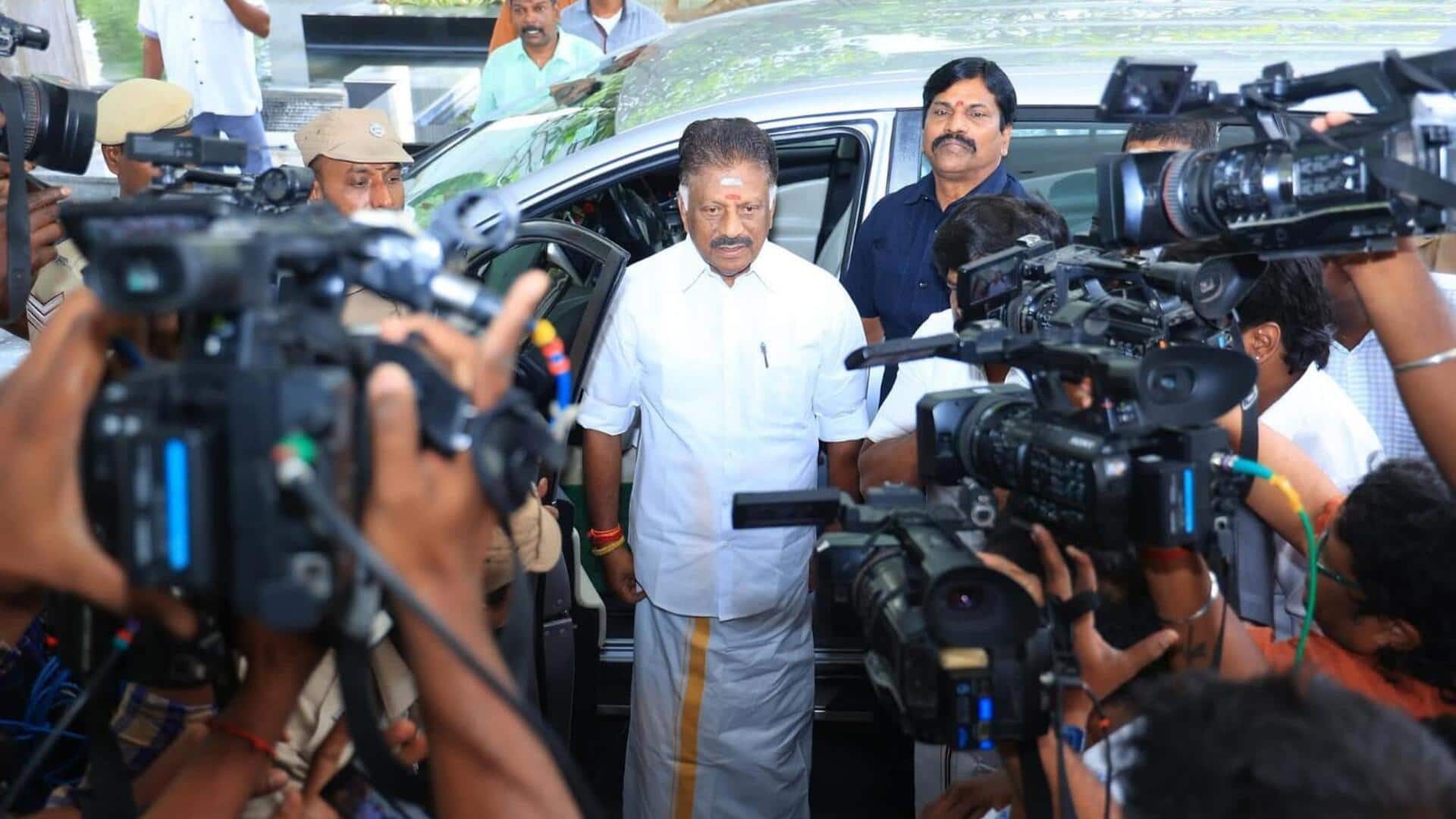 Ex-Tamil Nadu CM OPS exits NDA after meeting MK Stalin Ex-Tamil Nadu CM OPS exits NDA after meeting MK Stalin