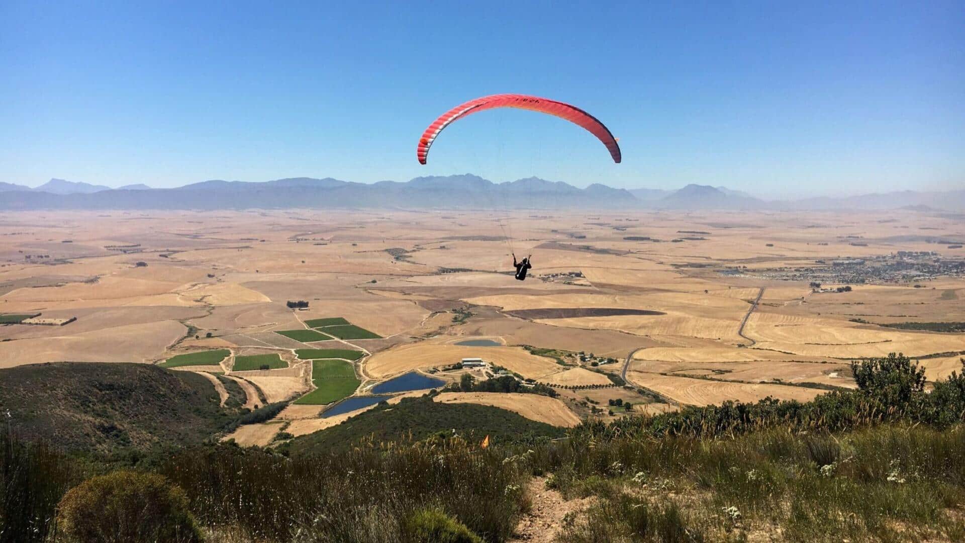 Paragliding over savannas: A thrilling adventure awaits