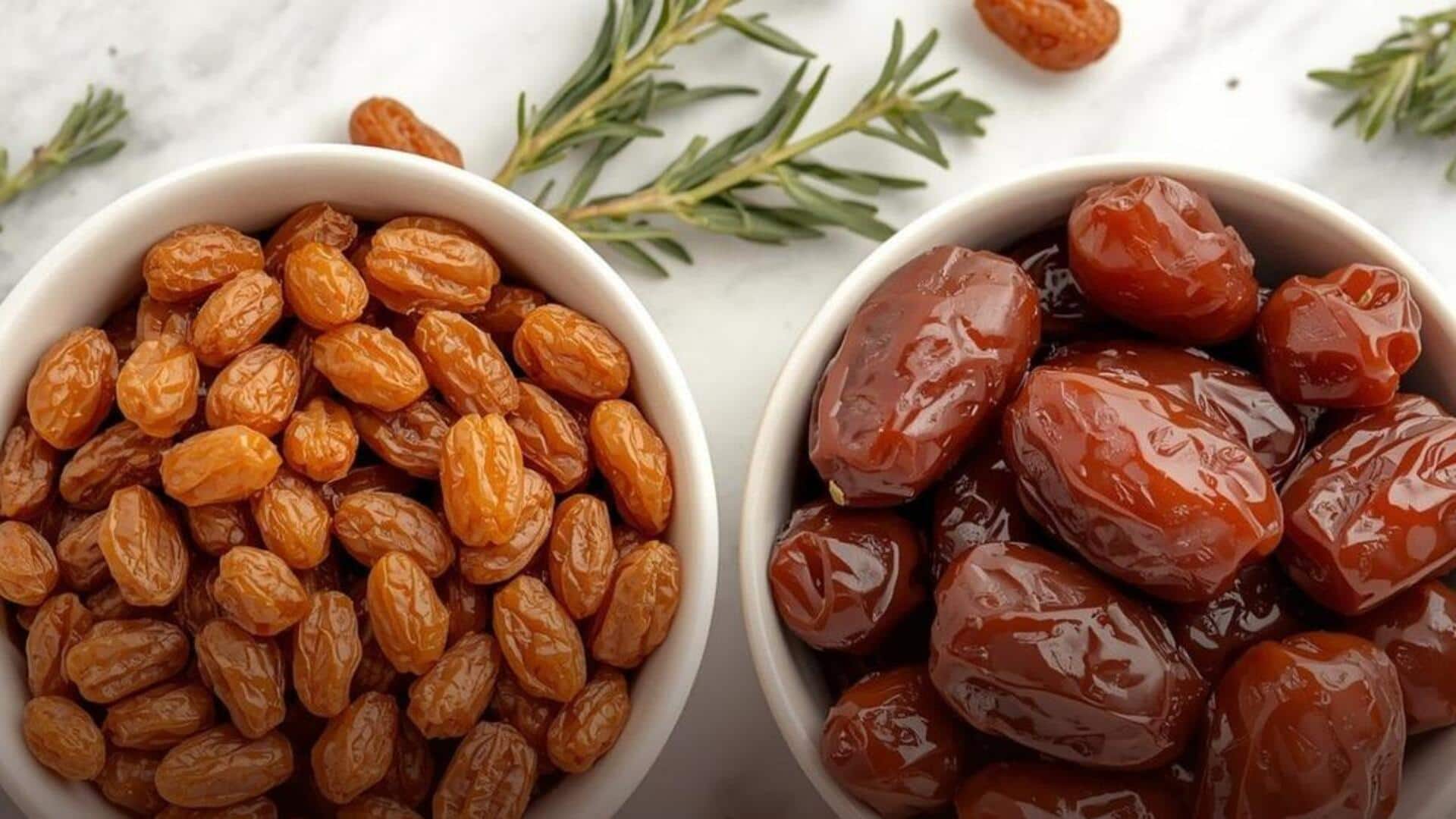 Raisins v/s dates: Which has more iron?