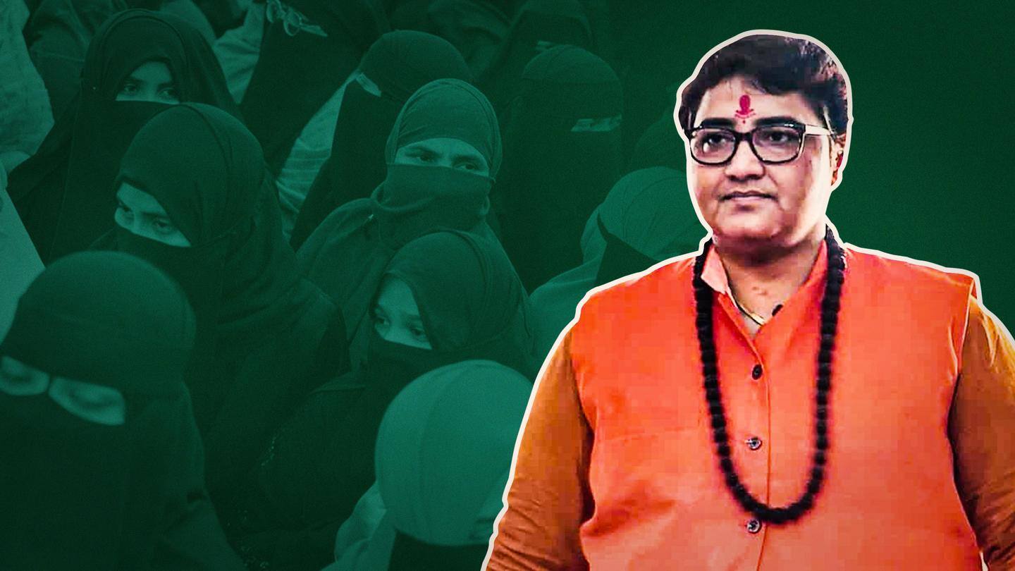 Wear hijab at home, not outside: BJP MP Pragya Thakur