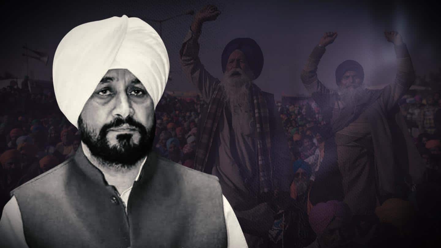 'Withdraw farm laws'; Punjab's new CM to Centre after oath-taking