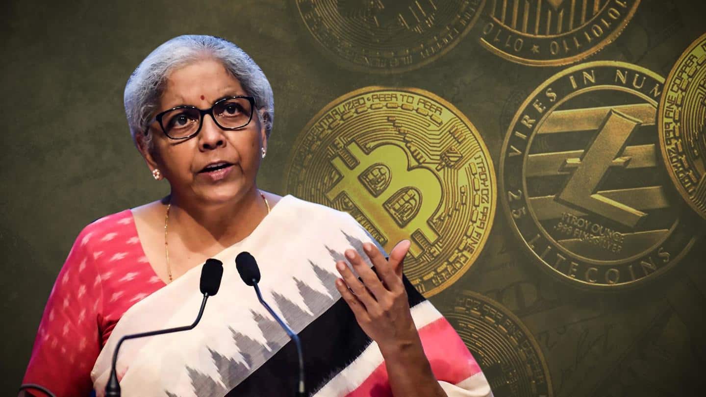Taxing cryptocurrency is government's sovereign right: FM Sitharaman