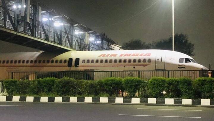 Video showing Air India plane stuck under overbridge goes viral