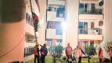 Gurugram: One dead, 2 trapped after apartment building's roof collapses