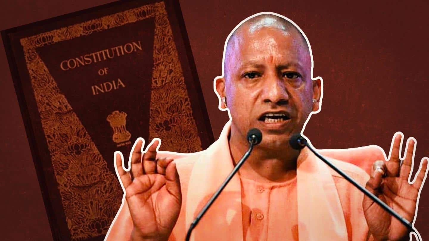 India to run by constitution, not Islamic law: Yogi Adityanath