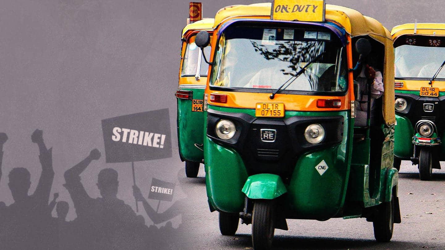 Fuel price hike: Delhi auto, taxi drivers launch 2-day strike