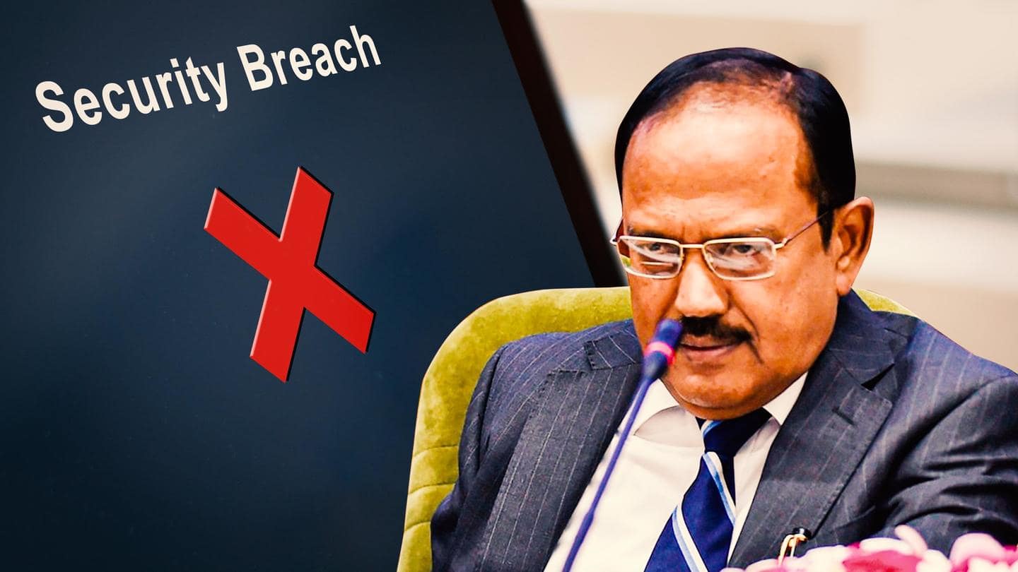 Man tries to break into NSA Ajit Doval's residence; detained
