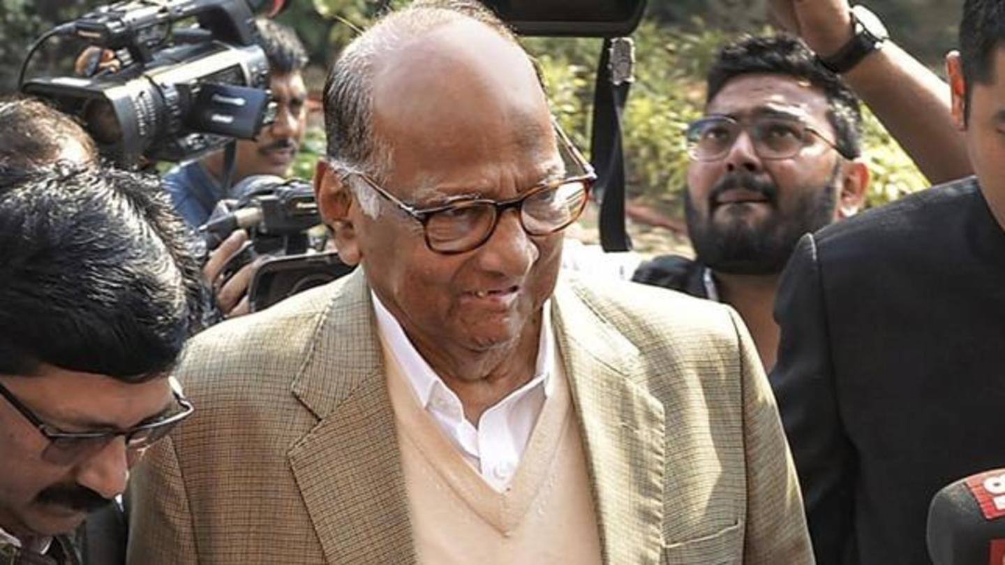 Pawar founded the NCP in 1999 Pawar founded the NCP in 1999