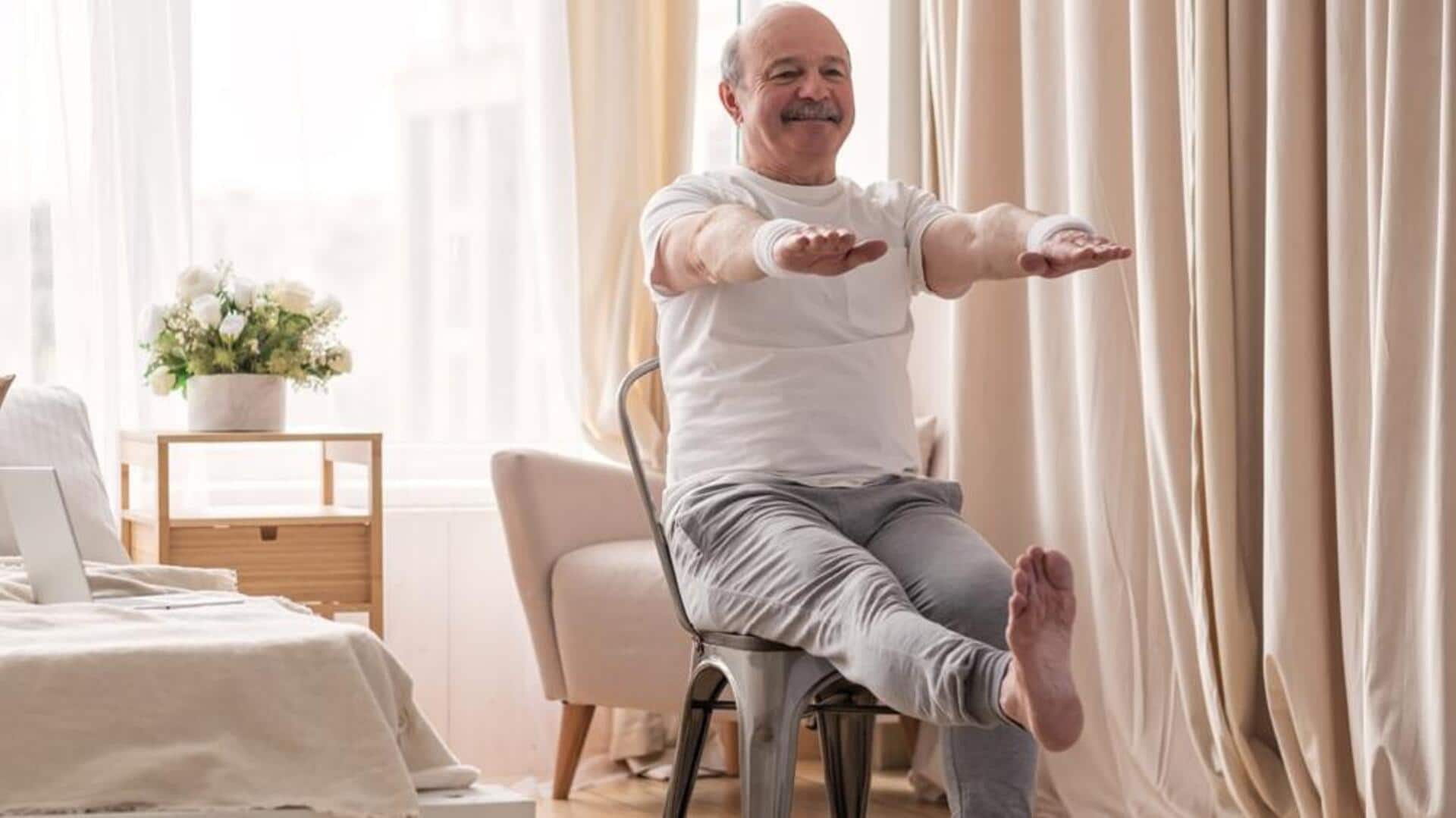 Afternoon slump? Try these chair yoga exercises