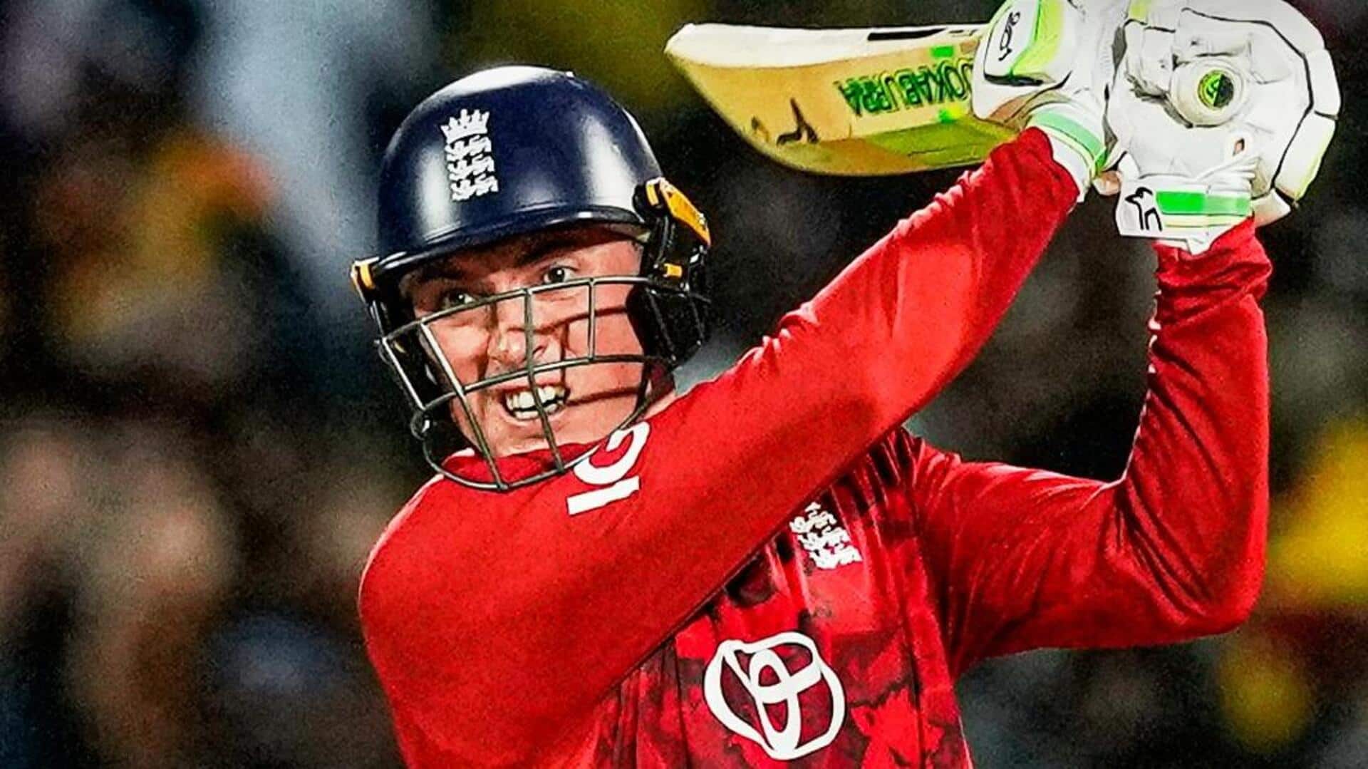 England's Tom Banton slams his 3rd half-century in T20Is: Stats