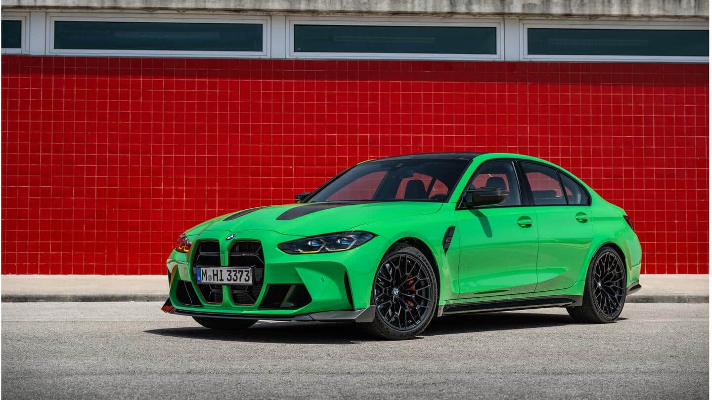 Limitedrun 2024 BMW M3 CS goes official with sporty looks