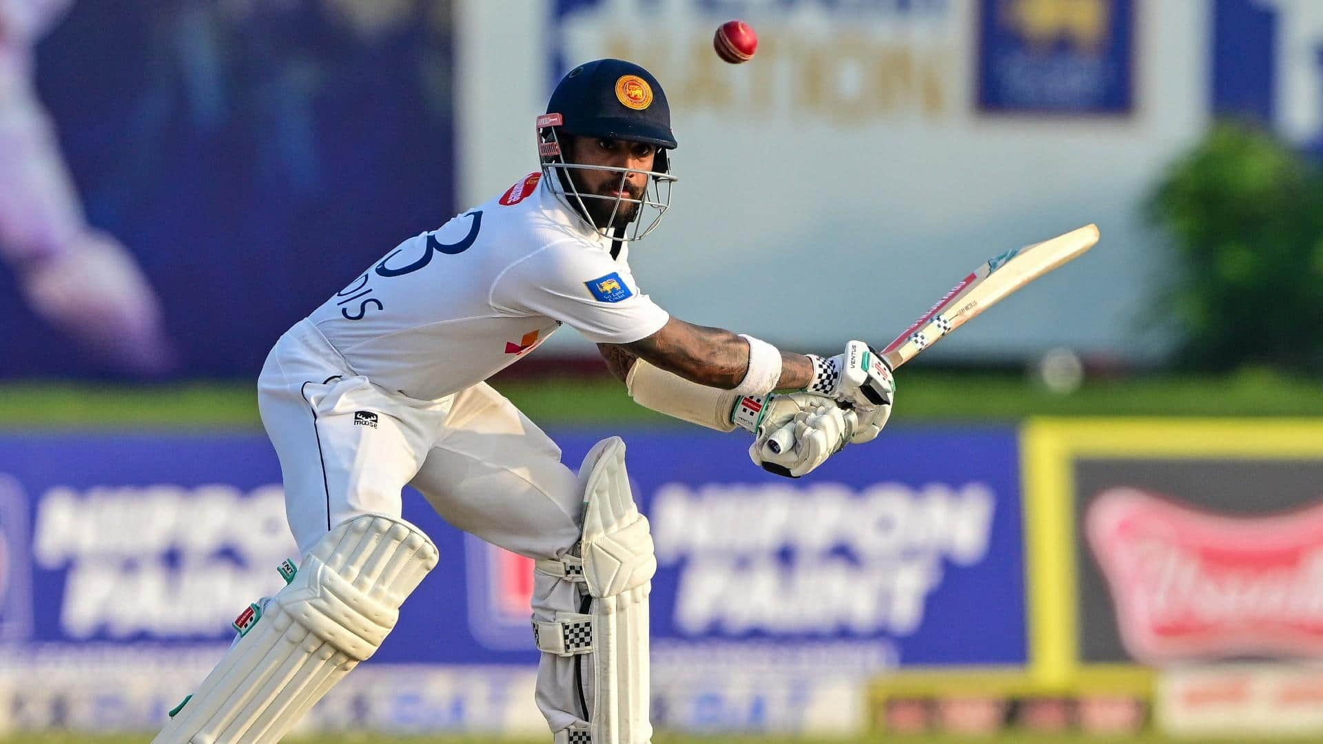 Kusal Mendis slams his fourth 50-plus score vs Australia (Tests)