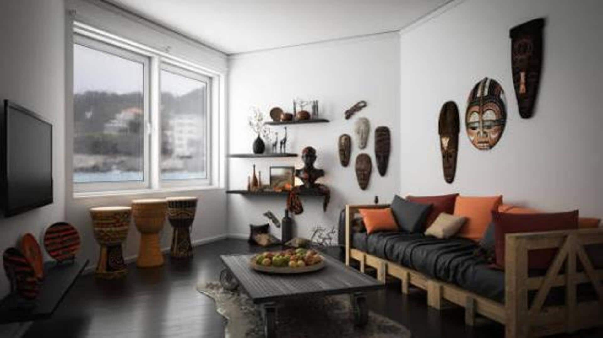 If handmade decor is your style, try mask art 
