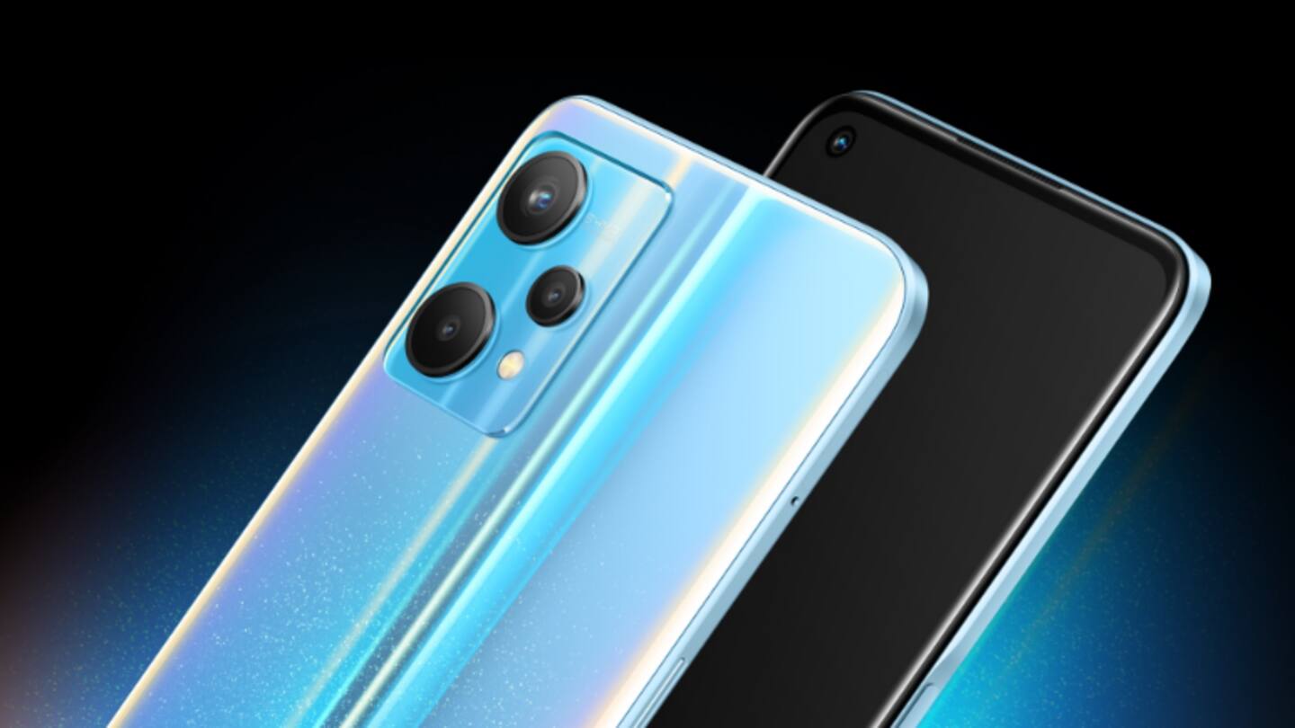 Realme V25, with a color-changing back panel, launched