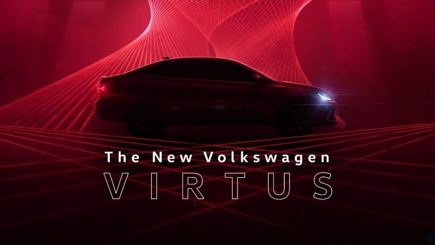Volkswagen Virtus GT Line teased ahead of India launch