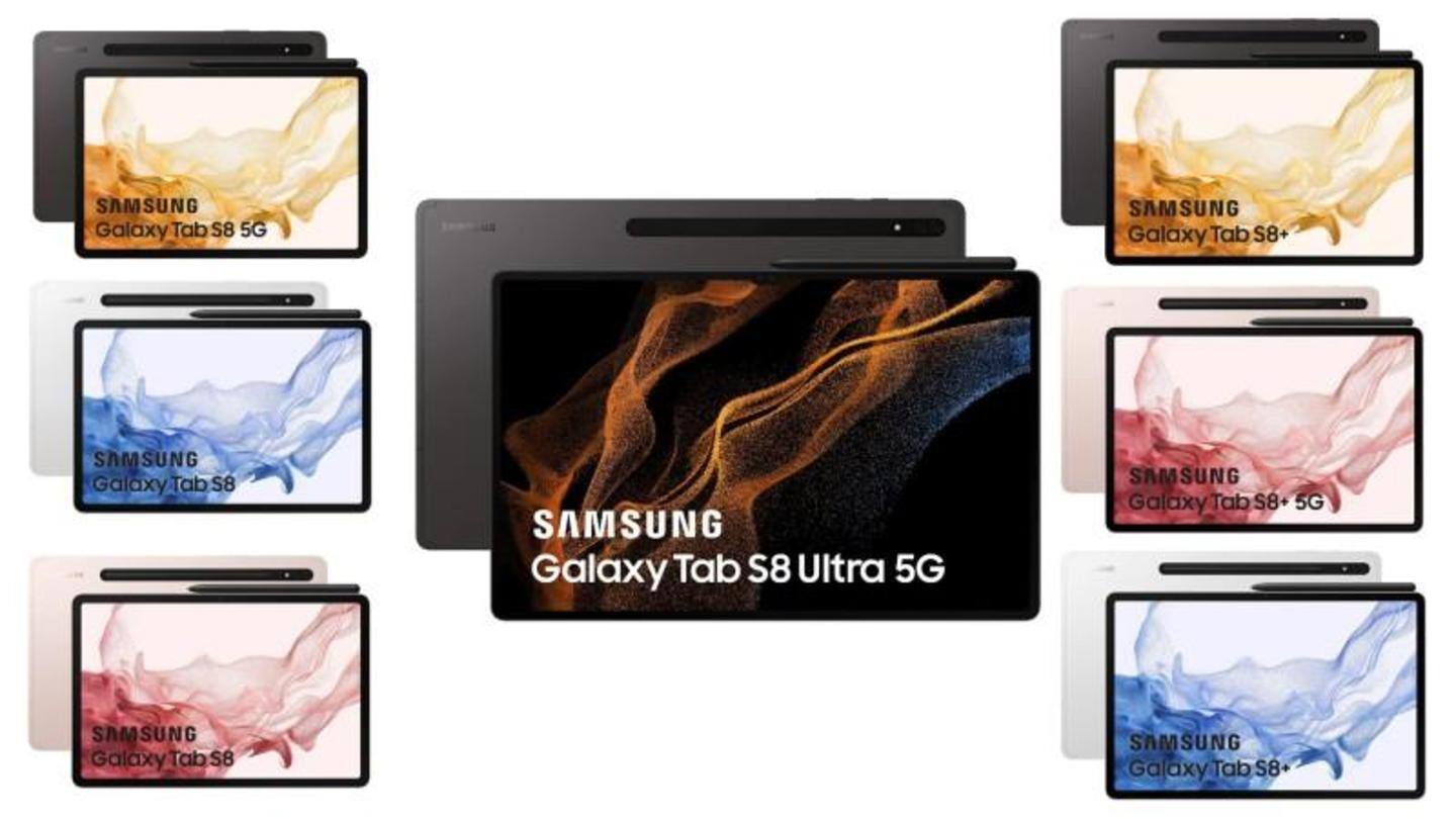 Samsung Galaxy Tab S8 tablets accidentally revealed by Amazon Italy