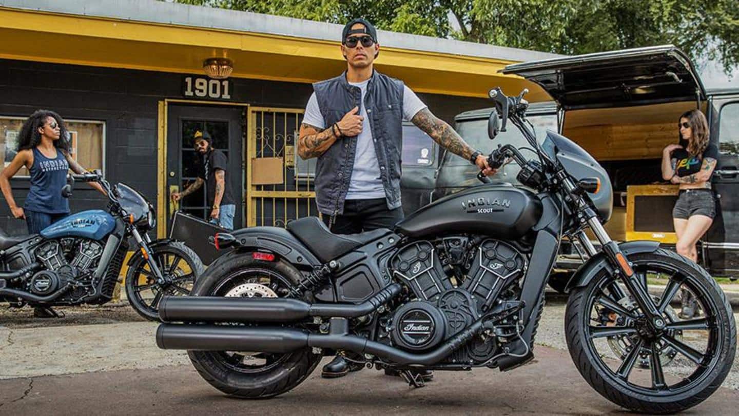 Indian Motorcycle Scout Rogue, with a 1,133cc engine, goes official