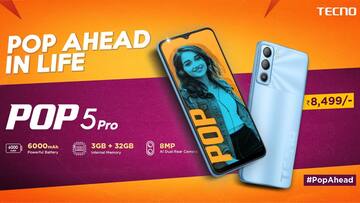 TECNO POP 5 Pro debuts in India at Rs. 8,500